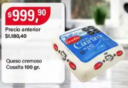 Supermercados Damesco Cosalta queso cremoso cuartirolo oferta