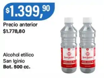 Supermercados Damesco San Iginio alcohol etilico oferta
