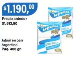 Supermercados Damesco Argentino jabón en pan oferta