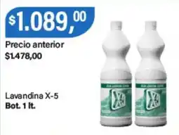 Supermercados Damesco Lavandina X-5 oferta