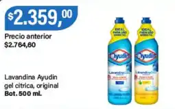 Supermercados Damesco Ayudin lavandina gel citrica oferta