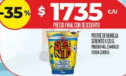 Supermercados DIA Serenito postre de vainilla oferta