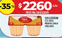 Supermercados DIA La serenisima flan oferta