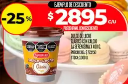 Supermercados DIA La serenisima dulce de leche clasico con calcio oferta
