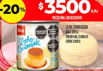 Supermercados DIA Dia leche condensada oferta