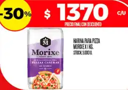 Supermercados DIA Morixe harina para pizza oferta