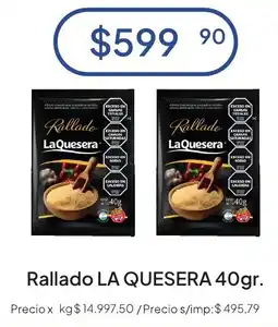 Hergo La quesera rallado oferta