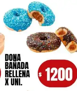 Supermercados Mariano Max Dona banada rellena oferta