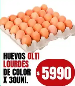 Supermercados Mariano Max Olti lourdes huevos de color oferta