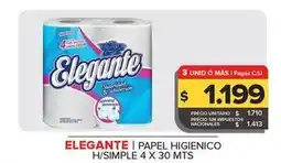 Carrefour Maxi Elegante - papel higienico h/simple oferta