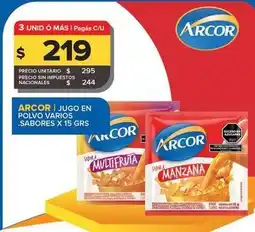 Carrefour Maxi Arcor - jugo en polvo oferta