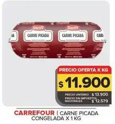 Carrefour Maxi Carrefour - carne picada congelada oferta