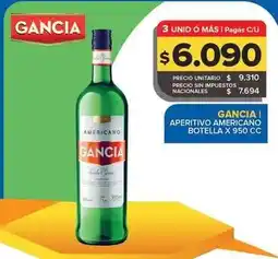 Carrefour Maxi Gancia - aperitivo americano oferta