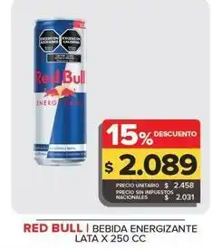 Carrefour Maxi Red bull - bebida energizante oferta