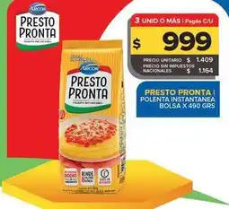 Carrefour Maxi Arcor - presto pronta polenta instantanea oferta
