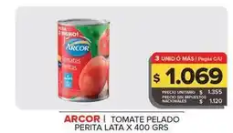 Carrefour Maxi Arcor - tomate pelado perita oferta