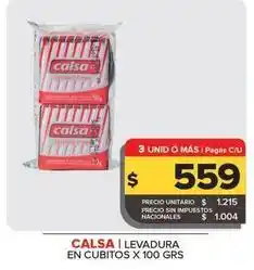 Carrefour Maxi Calsa - levadura en cubitos oferta