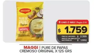 Maggi - pure de papas cremoso original