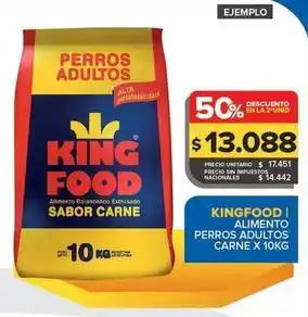 Carrefour Maxi King food - alimento perros adultos carne oferta