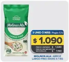 Carrefour Maxi Molinos ala - arroz largo fino oferta