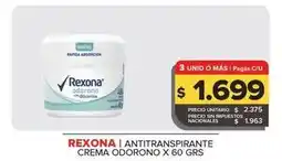 Carrefour Maxi Rexona - antitranspirante crema odorono oferta