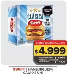 Carrefour Maxi Swift - hamburguesa oferta