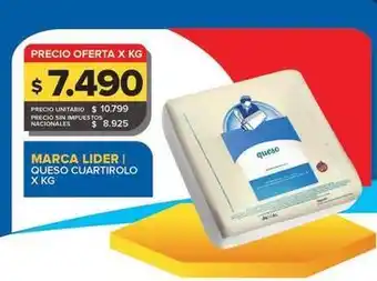 Carrefour Maxi Marca lider - queso cuartirolo oferta
