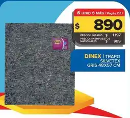 Carrefour Maxi Silvetex - dinex trapo gris oferta