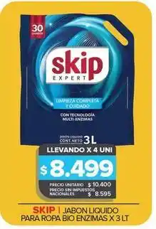 Carrefour Maxi Skip - jabon liquido para roba bio enzimas oferta