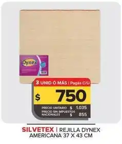 Carrefour Maxi Silvetex - dynex rejilla americana oferta