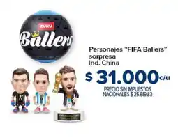 Carrefour Fifa ballers zuru personajes sorpresa oferta