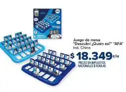 Carrefour Afa juego de mesa descubrí ¿quién es? oferta