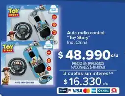 Carrefour Toy story auto radio control oferta