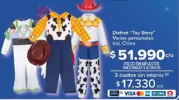 Carrefour Disfraz toy story oferta