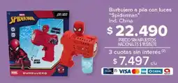 Carrefour Spiderman burbujero oferta