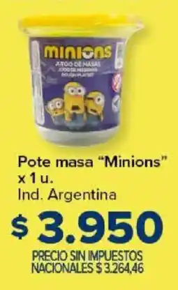 Carrefour Minions juego de masa oferta