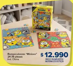 Carrefour Minions rompecabezas oferta