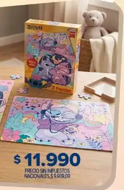 Carrefour Stitch 2 Puzzles oferta