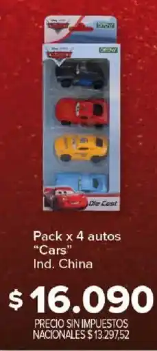 Carrefour Cars die cast oferta