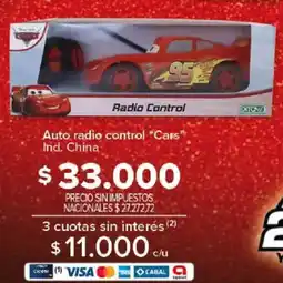 Carrefour Ditoy auto radio control cars oferta
