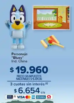 Carrefour Bluey personaje oferta