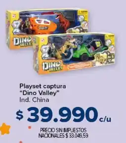Carrefour Dino valley playset captura oferta