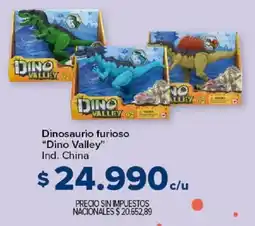 Carrefour Dino valley dinosaurio furioso oferta