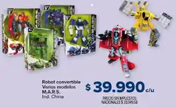 Carrefour M.A.R.S. robot convertible oferta