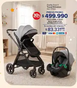 Carrefour Travel kikkaboo coche 3 en 1 oferta