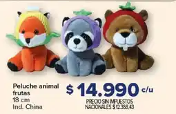 Carrefour Peluche animal frutas oferta