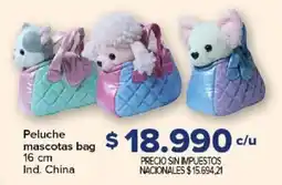 Carrefour Peluche mascotas bag oferta