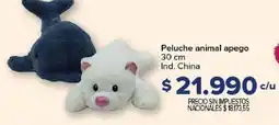Carrefour Peluche animal apego oferta