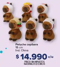 Carrefour Peluche capibara oferta