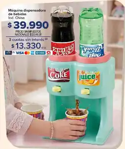 Carrefour Máquina dispensadora de bebidas oferta